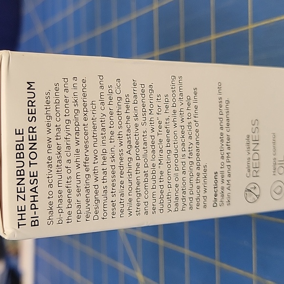 Beautybio ZenBubble Bi-Phase Toner Serum 50ml New Sealed Box - Picture 2 of 6